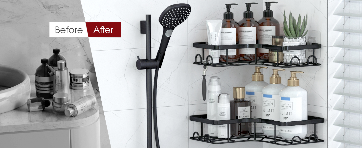 shower shelf for inside shower