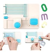 BAOFALI Mini Alphabet Punch Board, 6x4.25inch Paper Hole Punches for DIY Craft Cards Scrapbooking...