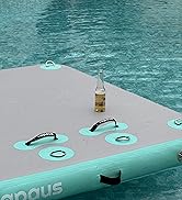 inflatable floating dock