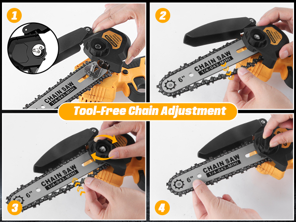 mini chainsaw cordless