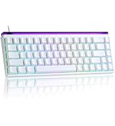 MIKIBY Mad Nano 68 Rapid Trigger Custom Mechanical Keyboard with Hall Effect Magnetic Switch,8K H...