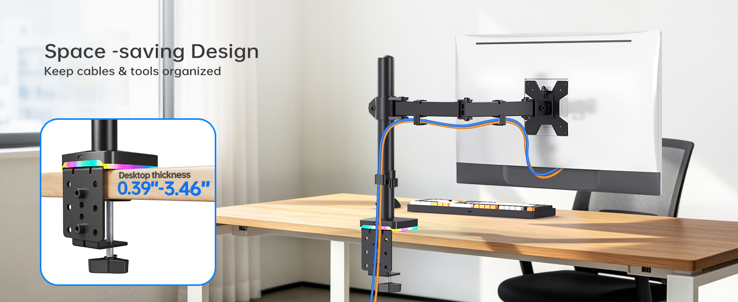 RGB Dual Monitor Stand