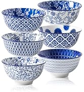 Cerkik Ceramic Dessert Bowls Set - 12 Oz Small Cereal Bowls 4.75 Inch Ice Cream Bowl for Fruit, S...
