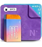 iGeyzoe 8-Pack Microfiber Lens Cleaning Cloth, Lint-Free &amp; Scratch-Free, Instantly Cleans Glasses...