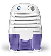 Whisper-quiet Eva-Dry EDV-1100 16 OZ Dehumidifier with Auto Shut Off for Home, Bedroom 1100 cubic...