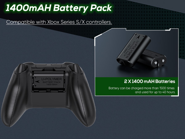 1400mah battery pack