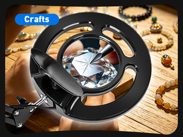craft Reading workbench light lighted magnifying glass with stand magnifying lamp with light DIY