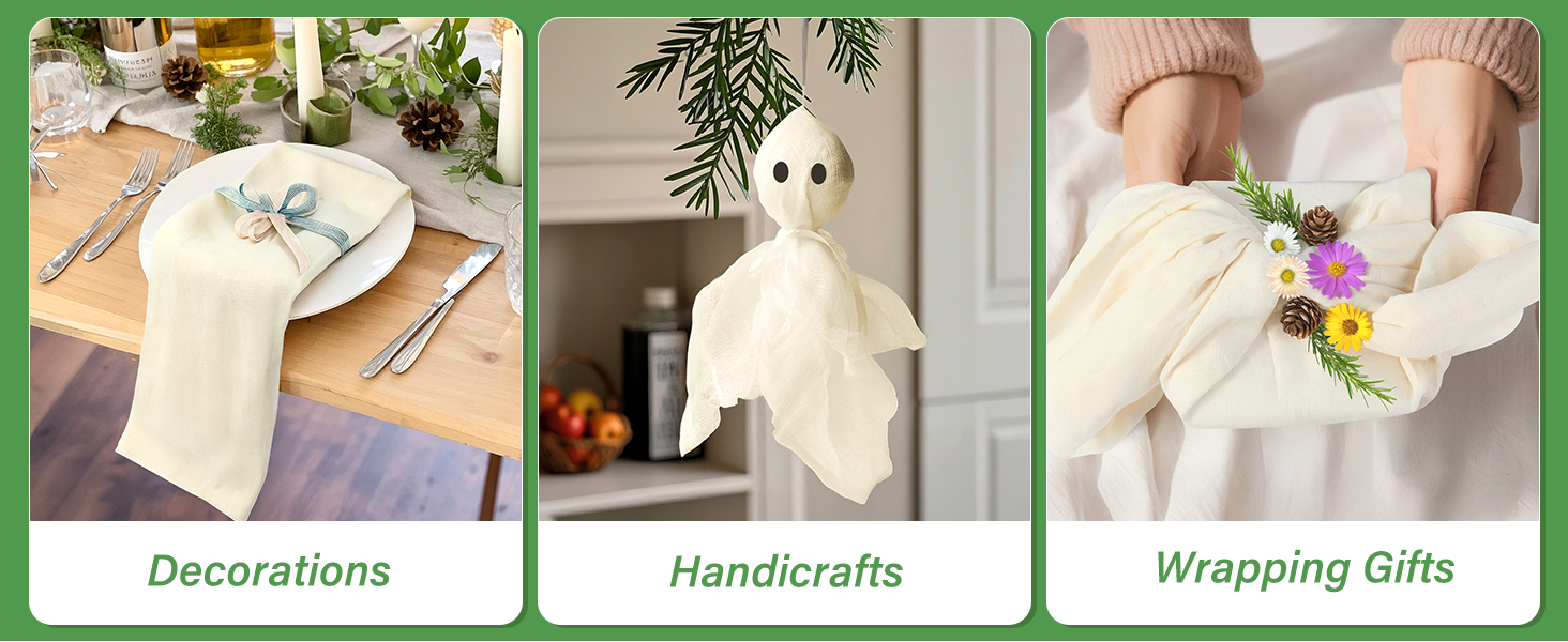 decoretions, handicrafts, wrapping gifts