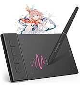VEIKK VK430 Drawing Tablet 4x3 inch OSU Tablet, Portable Computer Graphics Tablets with 4 Shortcu...