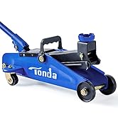 TONDA Floor Jack, Hydraulic Portable Car Jack, 2 Ton (3,800 lb) Capacity, Blue