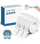 POLONO Genuine P31S Label Maker Tape, Adapted Label Print Paper, 14x40mm(0.55