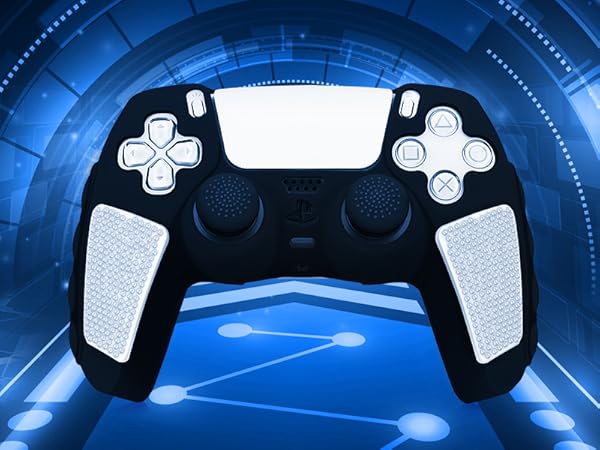 ps5 controller cover black