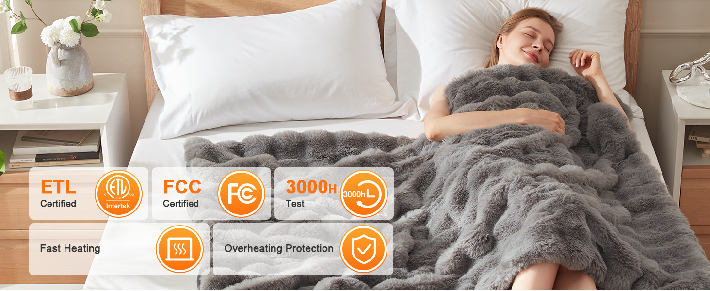 throw heated balnket