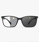 ANRRI Photochromic Sunglasses for Men Women, Ultralight TR90 Aerolite Square Frame, UV400 Protect...