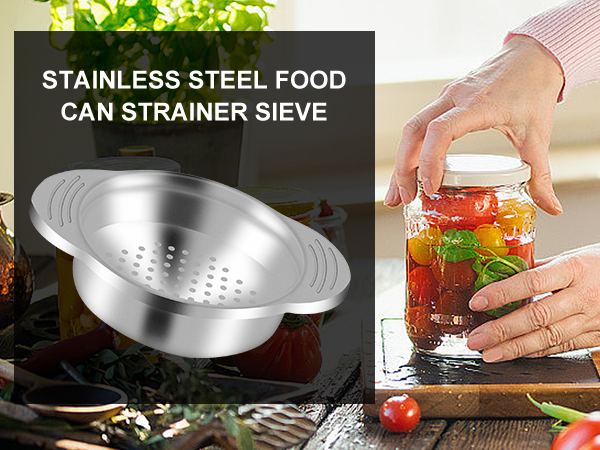 Tuna Fish Press Can Strainer