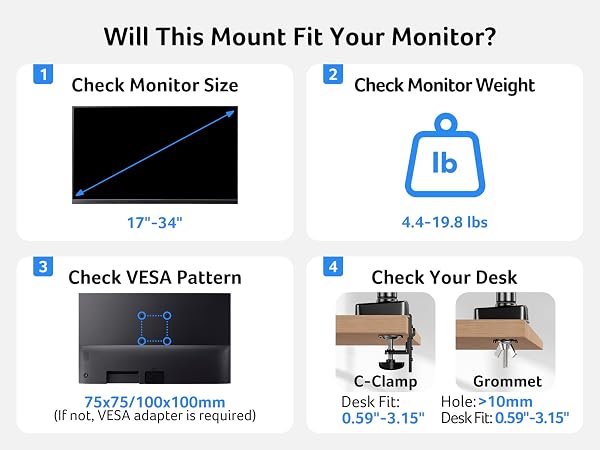 ACER Single Monitor Arm