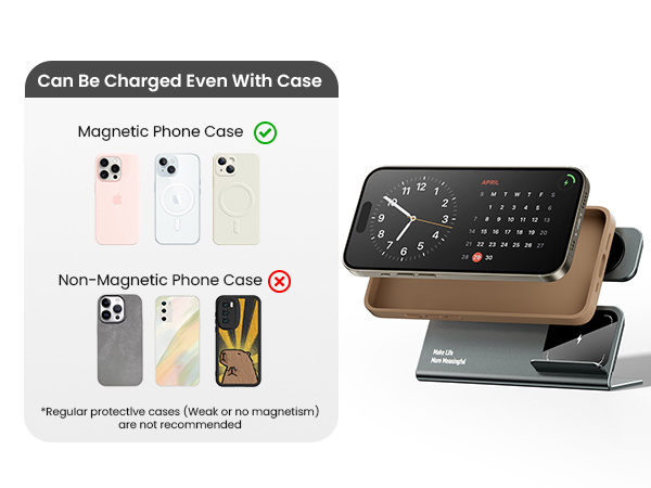 3 in 1 Magnetic Wireless Charging Station