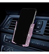 SUNCARACCL Bling Car Phone Holder, 360 Degrees Adjustable Crystal Auto Mount Holder for Dashboard...