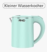 0.5L Small Portable Electric Kettles for Boiling Water, Stainless Steel Travel Kettle, Fast Boil ...