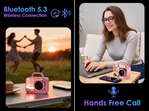 christmas gifts for teenage girls hands free call bluetooth 5.3 mini speaker google home mini