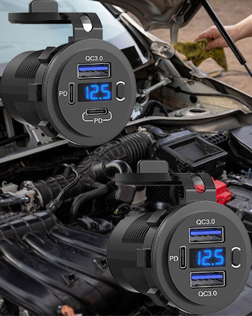 12v usb car