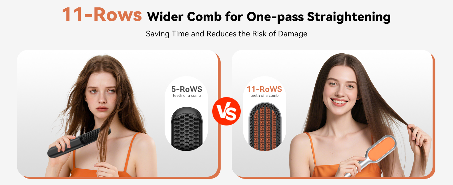 hair straightener brush