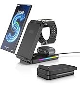 Wireless Charger for Samsung Charging Station for Samsung Galaxy S25 Ultra/S24 Ultra/S23/Galaxy B...