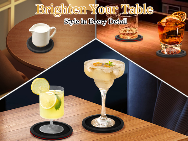 Sleek Absorbent Coasters