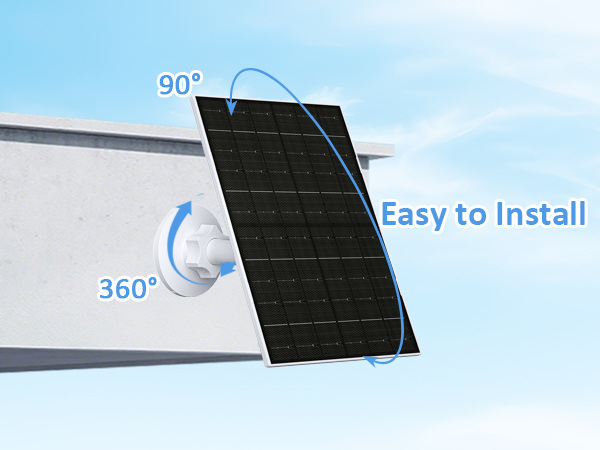 Solar Panel for Security Camera