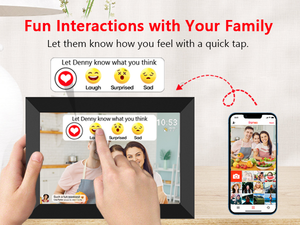 Frameo Digital Photo Frame 10.1 inch