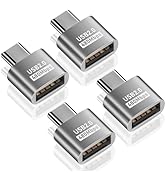 Duttek USB2.0 to USB C Adapter, USB Type C Male to USB 2.0 Type A Female Extension Connector Supp...