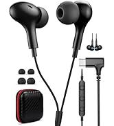 USB C Headphone for Samsung S25 FE S24 A16 A17 Wired Earbuds Magnetic in-Ear Type C Earphone with...