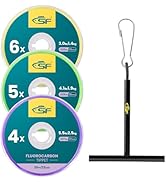 SF Clear Fluorocarbon Tippet Line Fly Fishing Tippets Leaders Trout 75M 100M 0X 1X 2X 3X 4X 5X 6X 7X