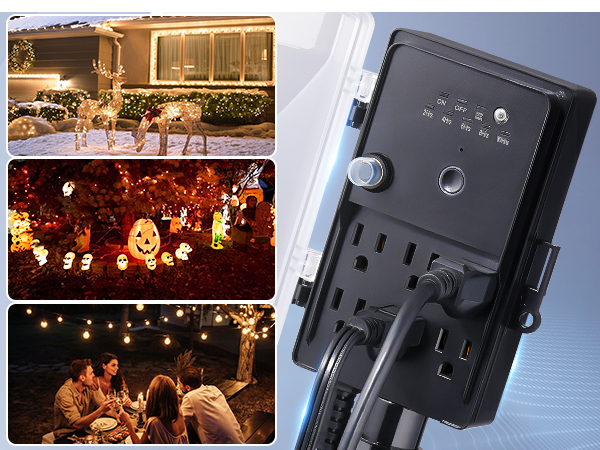 christmas lights power stake solar power extension cord outdoor