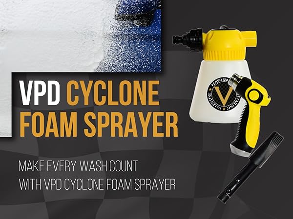 cyclone foam sprayer high-foaming car wash professional-grade clean cannon spray garden hose 
