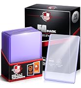 Card Sleeves Top Loaders for Trading Cards, 3" x 4" Hard Plastic Toploaders, Baseball Penny Card ...