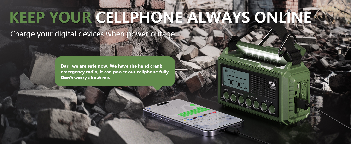 KEEP YOUR CELLPHONE ALWAYS ONLINE