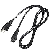 US Standard Laptop Power Cord - 6FT / 1.8m 18AWG NEMA 5-15P to Iec 60320 C5 Universal 3 Prong AC ...