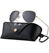 Pro Acme Classic Polarized Aviator Sunglasses for Women Men, Lightweight Metal Pilot Frame UV400 ...