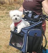 BARKBAY Dog Bike Basket Carrier, Expandable Foldable Soft-Sided Dog Carrier, 2 Open Doors, 5 Refl...