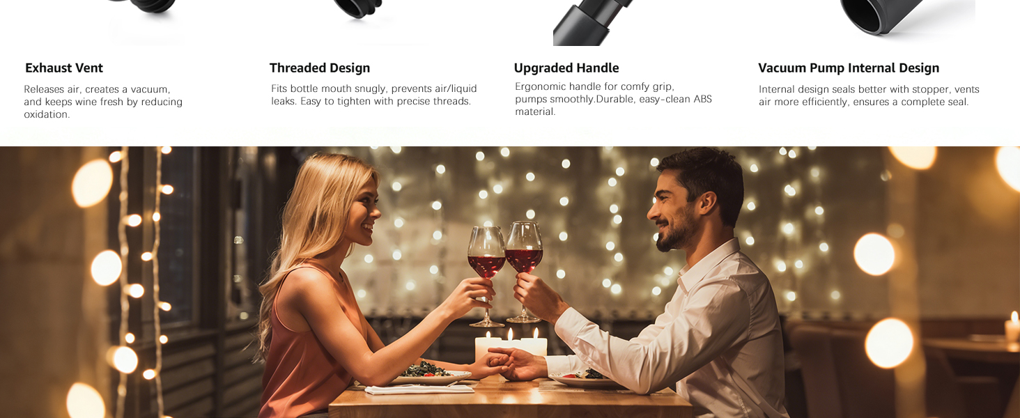 wine vacuum pump and stopper