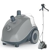 DUMOS Garment Steamer for Clothes Standing, 1500W Efficient Clothes Steamer Standing, 1.7L Water ...