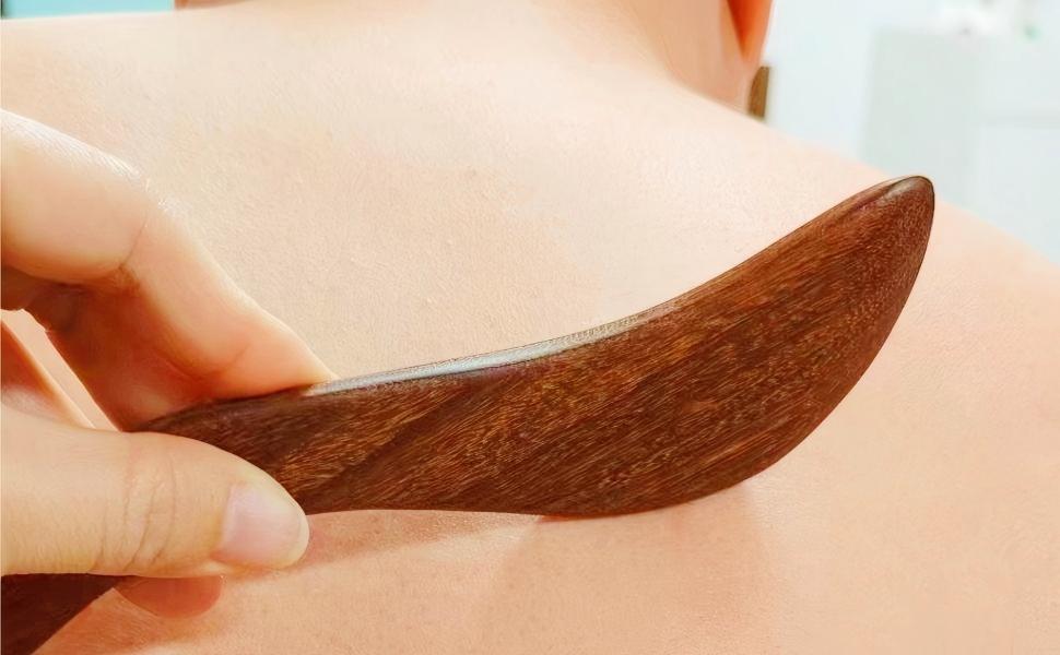 Natural Wood Scraping Board for Body Therapy