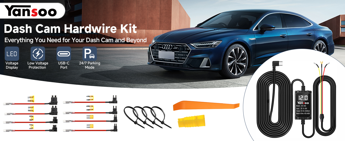 Dash Cam Hardwire Kit