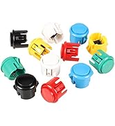 EG Starts OEM 12x 30mm Push Button Switch Copy Sanwa Obsf-30 Obsc-30 Obsn-30 Buttons DIY Arcade F...