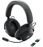 Alienware Pro Wireless Gaming Headset - Wired/Wireless, Bluetooth 5.3, 15 Minute Fast Charging, A...