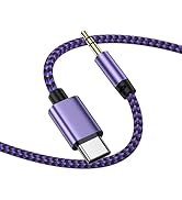 Type C to 3.5mm Samsung Audio Aux Cable 3FT Compatible Galaxy S24 Ultra S23 Plus S22 S21 S20 FE,G...