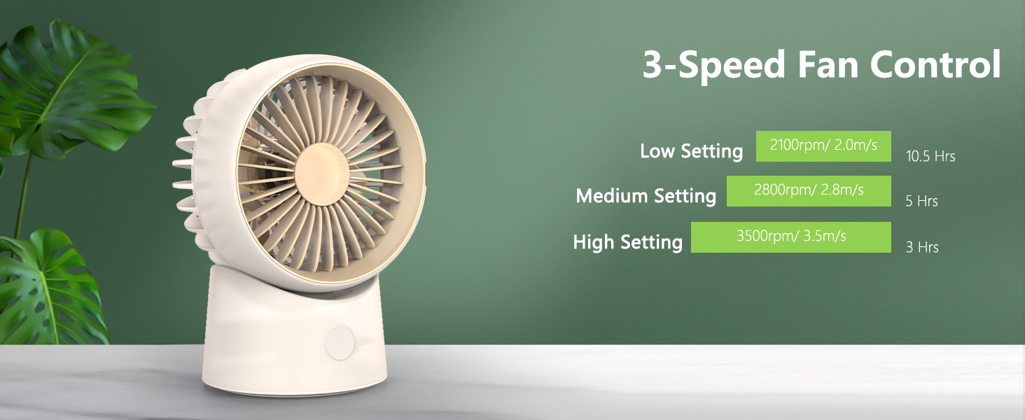 Mini Desktop Circulating Fan