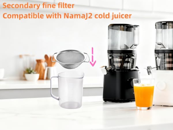 juice strainer after juicing