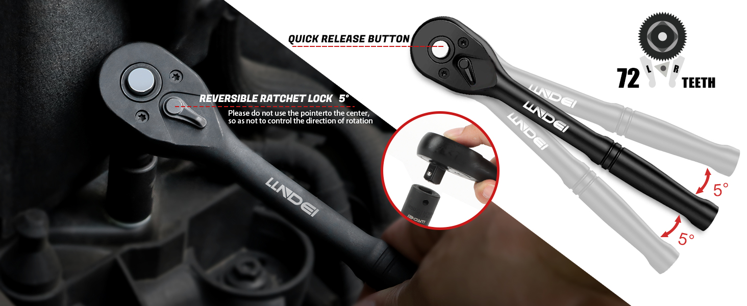 3/8 socket ratchet handle